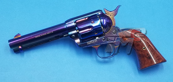 King Arms SAA .45 Peacemaker Revolver (S-Bluing) - Click Image to Close
